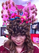 组图：重口味慎戳！日女星中川翔子头顶千只虫玩自拍