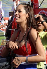 幻灯图:巴拉圭乳神里克尔梅汹涌回归 球队失利落泪