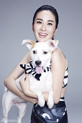 组图：叶璇世界杯写真大片 携爱犬出镜俏皮性感