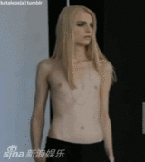 组图：最美男模宣布变性 时尚大片雌雄同体