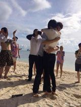 组图:李承铉海岛求婚戚薇办浪漫婚礼