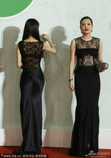 组图：乔任梁帅气亮相 佟晨洁黑丝PK叶梓萱低胸