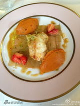 组图：杜若溪严宽法国度蜜月 秀恩爱分享甜点