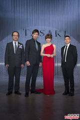 组图：陈妍希红裙魅惑 与玉木宏东京聚首