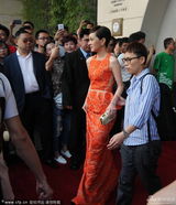 组图：郭敬明领《小时代》剧组 郭采洁挽柯震东