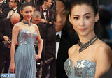 组图：霓裳轻舞东方美 戛纳红毯上的中国女星
