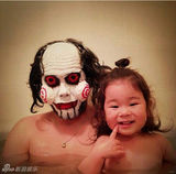 组图：日本父女逗比泡澡照走红 蠢萌犯二又有爱