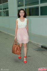 组图：TVB16位港姐候选亲和露面美丽大方