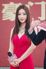 组图：柳岩爆乳现身 痴情少男爬树为睹芳容