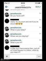 组图：曝詹姆斯-弗兰科约炮未满18岁少女