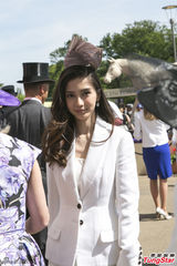 组图：Angelababy与网坛巨星格拉芙齐观皇家赛马会