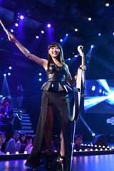 组图：《妈妈咪呀》张柏芝力挺人体模特