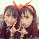 组图：复旦双胞胎姐妹花走红 清纯可爱电晕宅男