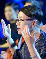 组图：《笑傲江湖》宋丹丹与冯小刚激辩恋爱观