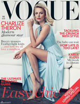 高清图：查理兹-塞隆登《Vogue》封面优雅高贵