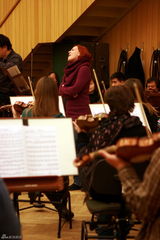 高清图：陕北民歌赴欧演唱会华沙站排练花絮