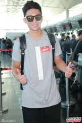 组图：米雪罗仲谦沈震轩《冲线》赴台拍外景