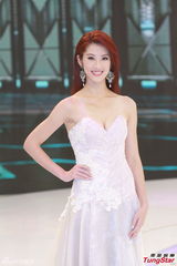 组图：2014港姐十强出炉 出水芙蓉白裙优雅