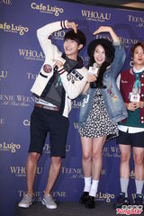 组图：周觅Amber宋茜同台卖萌放电 人气高涨