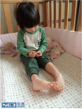 组图：黄豆豆爱女萌照走红 晋升“中国好岳父”