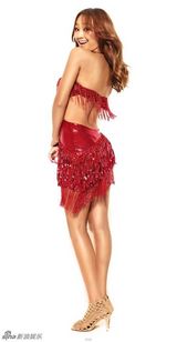 组图：韩国女歌手孝琳变身拉丁女郎拍广告