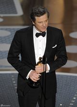 高清组图：科林-费斯不负众望 荣膺奥斯卡影帝 