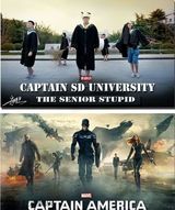 组图：节操碎一地！大学毕业照恶搞电影海报