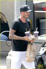 组图：贝克汉姆健身归来 为身材控制饮食好辛苦