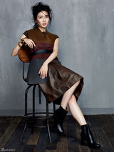 组图：江疏影文艺大片 释放初秋慵懒暖意