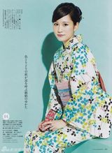 组图：前AKB48成员前田敦子穿和服端庄大气