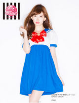 组图：小嶋阳菜代言美少女战士内衣妩媚诱惑