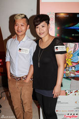 组图：林一峰林二汶联袂助阵电影首映