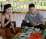 组图：王雷李小萌蜜月大片曝光 夏威夷甜蜜度假