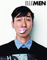 组图：张亮时尚大片秀长腿人鱼线 斯文不失风度