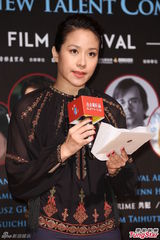 组图：林嘉欣台湾出任电影节评审 宣布复出影坛