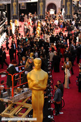 组图：第83届奥斯卡红毯 小金人吸引眼球