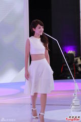 组图：2014港姐十强出炉 出水芙蓉白裙优雅