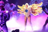 组图：Gaga演唱会现场豪放换装 爆乳网袜夺人眼