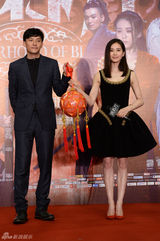 组图：《绣春刀》首映 张震刘诗诗亲密互动