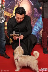 组图：《心花路放》首映 陶虹挽宁浩走红毯