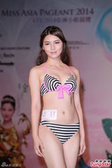组图：亚洲小姐深圳泳装海选 演绎青春性感