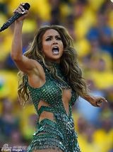 组图：世界杯开幕式精彩纷呈 洛佩兹性感秀美臀