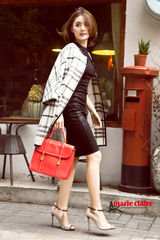 组图：毛林林时尚街拍 展初秋搭配秘籍