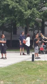 组图：网曝李易峰《盗墓》片场照 李晨浩饰潘子