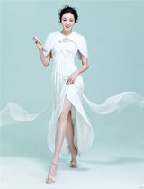 组图：林芮西时尚杂志写真 显典雅女神范