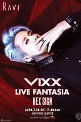 组图：男团VIXX七月开唱 宣传照依旧暗黑神秘风