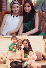 组图：美女硕士毕业抱儿子怀女儿被赞人生赢家