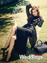 组图：韩星李多海拍婚纱照 气质典雅恬静