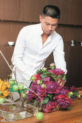 组图：王雷李小萌情侣写真 打造浪漫七夕节