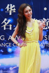 组图：范玮琪嫩黄长裙亮相红毯气质优雅